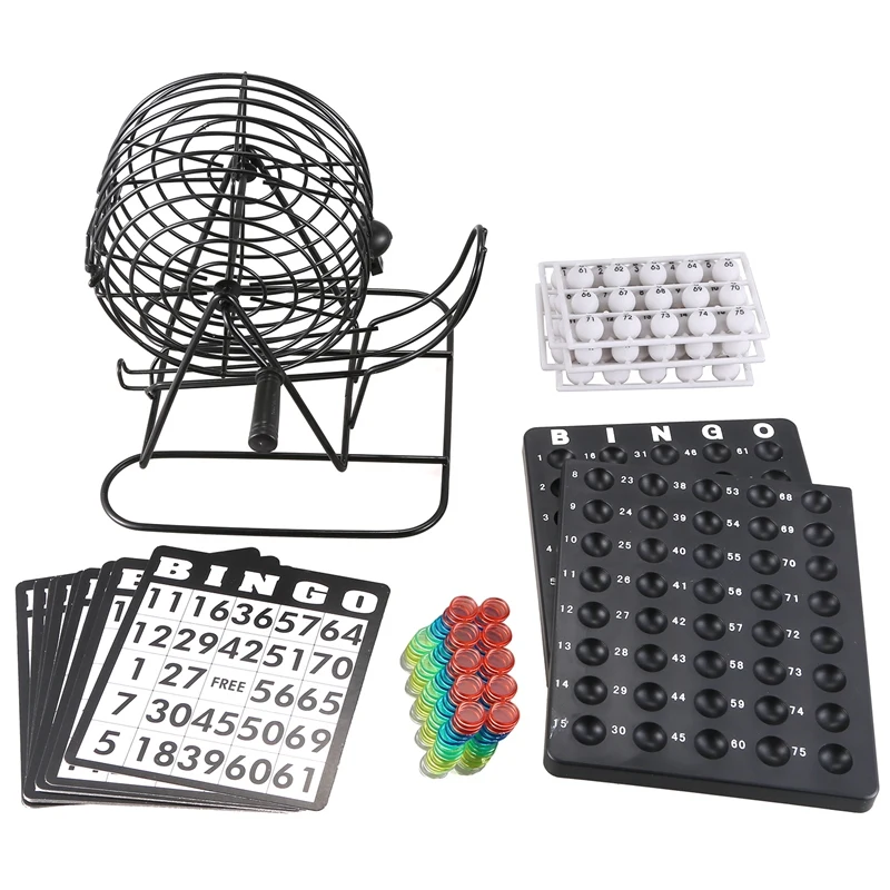 75 шариков-латерейный станок машина для рисования вечерние игры в бинго игра Lucky
