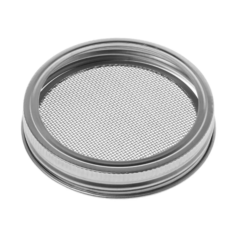 

Stainless Steel Strainer Sprouting Lid For Wide Mouth Canning Jars