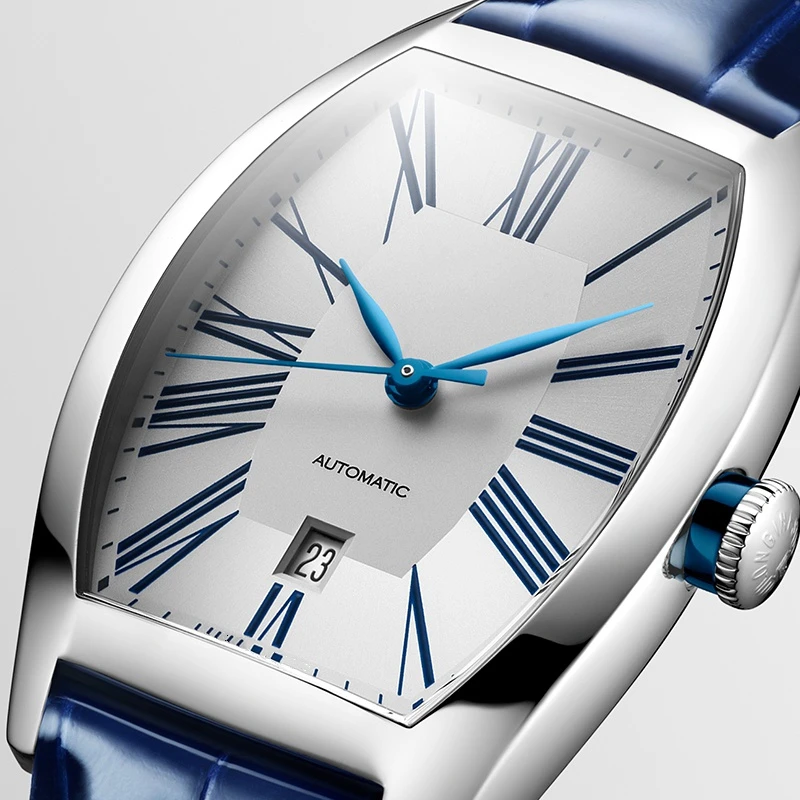 

Топовые женские модные коллекционные механические Автоматические часы из синего сапфирового стекла