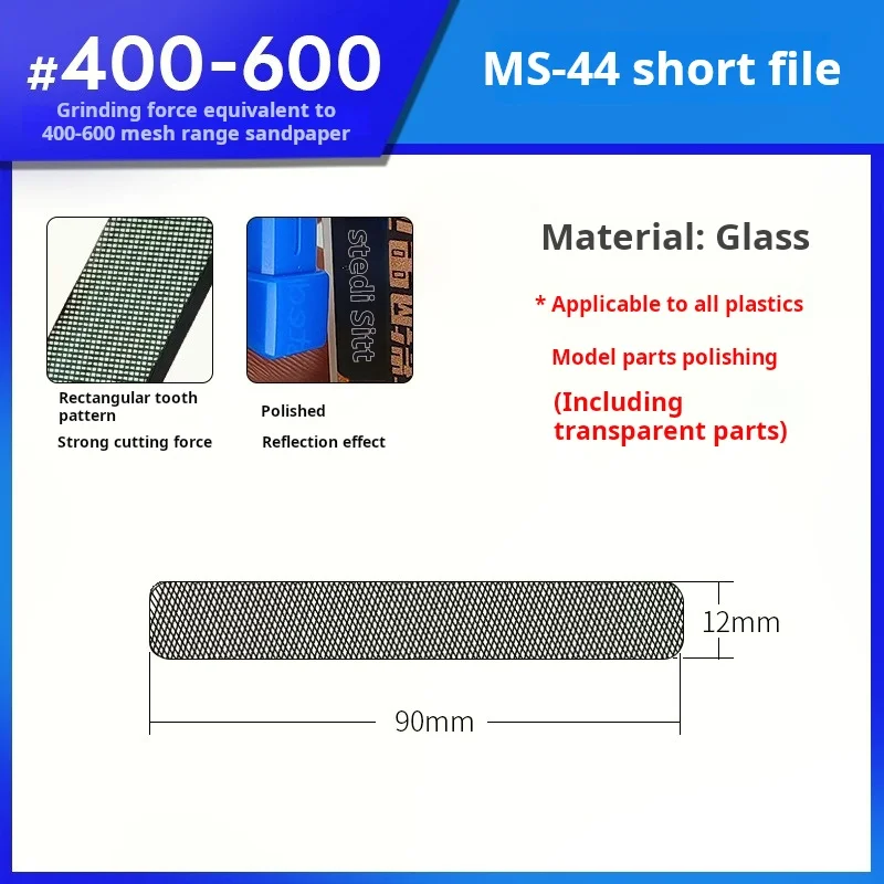 

Stedi ультратонкая стеклянная напильник зернистостью 1000, профессиональный инструмент для полировки модели для Gunpla, наборы миниатюрных весов, зеркальная отделка, моющаяся