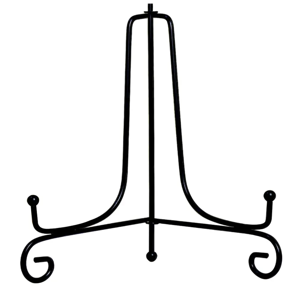 

Home Picture Frames Art Dish Photo Holder Rack Picture Pedestal Easel Plate Decorative Bowl Tablets Iron Display Stand