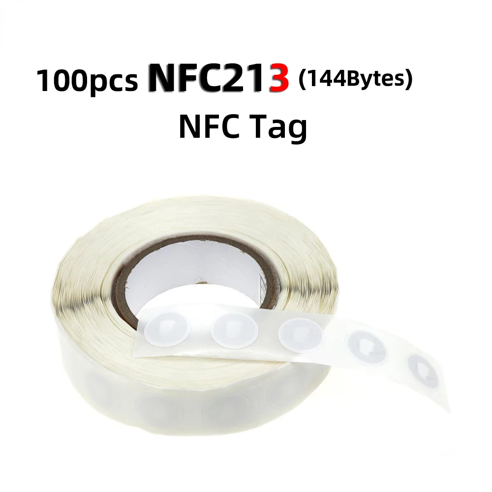 

100 шт./партия, универсальные наклейки для NFC-устройств