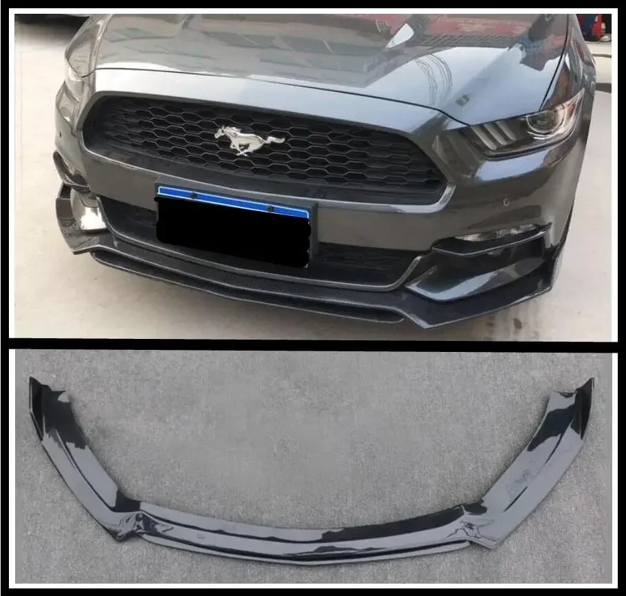 Передний бампер из настоящего углеродного волокна в стиле Rous разделители для губ