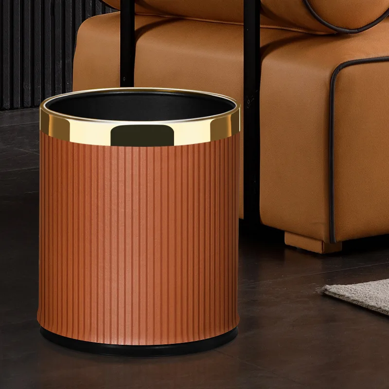 

Home living room trash can light luxury creative kitchen bedroom bathroom office large capacity trash can