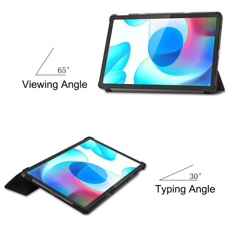 Фото Чехол для планшета OPPO Realme Pad 10,4 дюйма, 2021, магнитный смарт-чехол, новый защитный чехол из искусственной кожи без рамки для OPPO Realme Pad №2