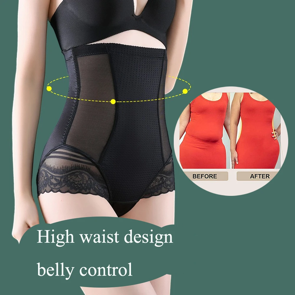 Women Shapewear Tummy Control Panties High Waist Body Shaper Shorts Slim Belly Compression Shape Wear