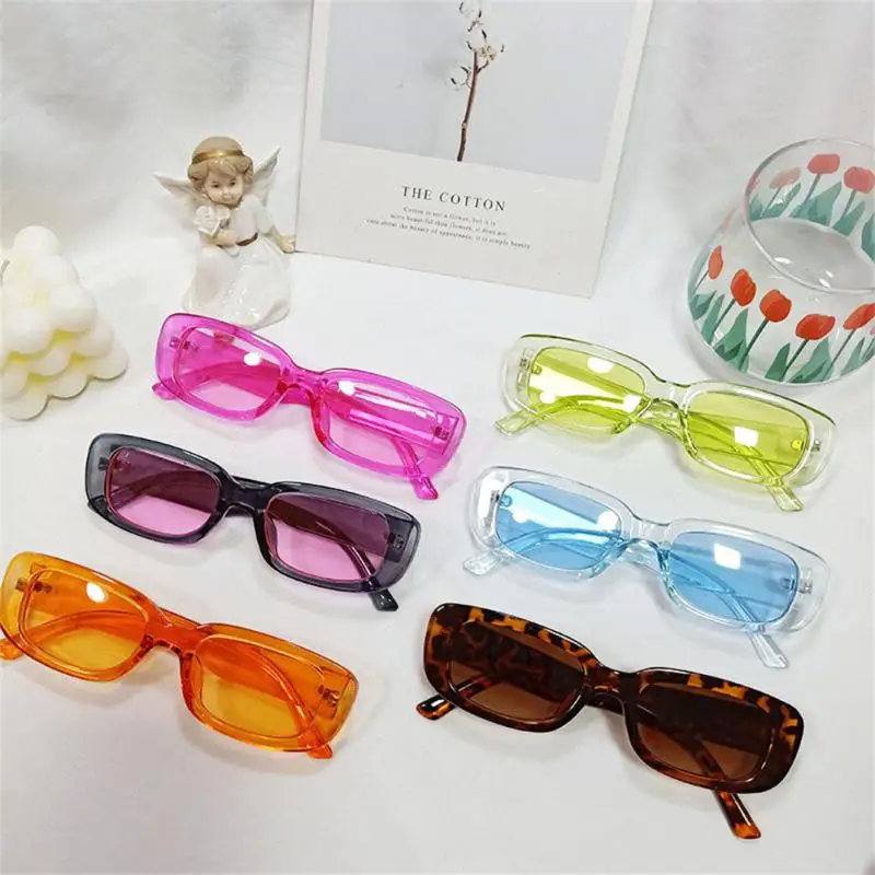 

Квадратные Солнцезащитные очки для женщин и мужчин, винтажные модные классические прямоугольные солнечные очки в маленькой оправе, для спо...