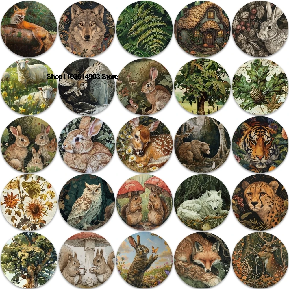 50 шт. стикеры в виде животных