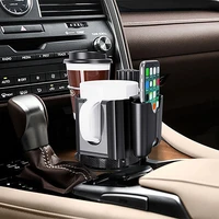 car aromatherapy holder adjustable base 4 in 1 beverage coffee food storage shelf car item stand car phone holder