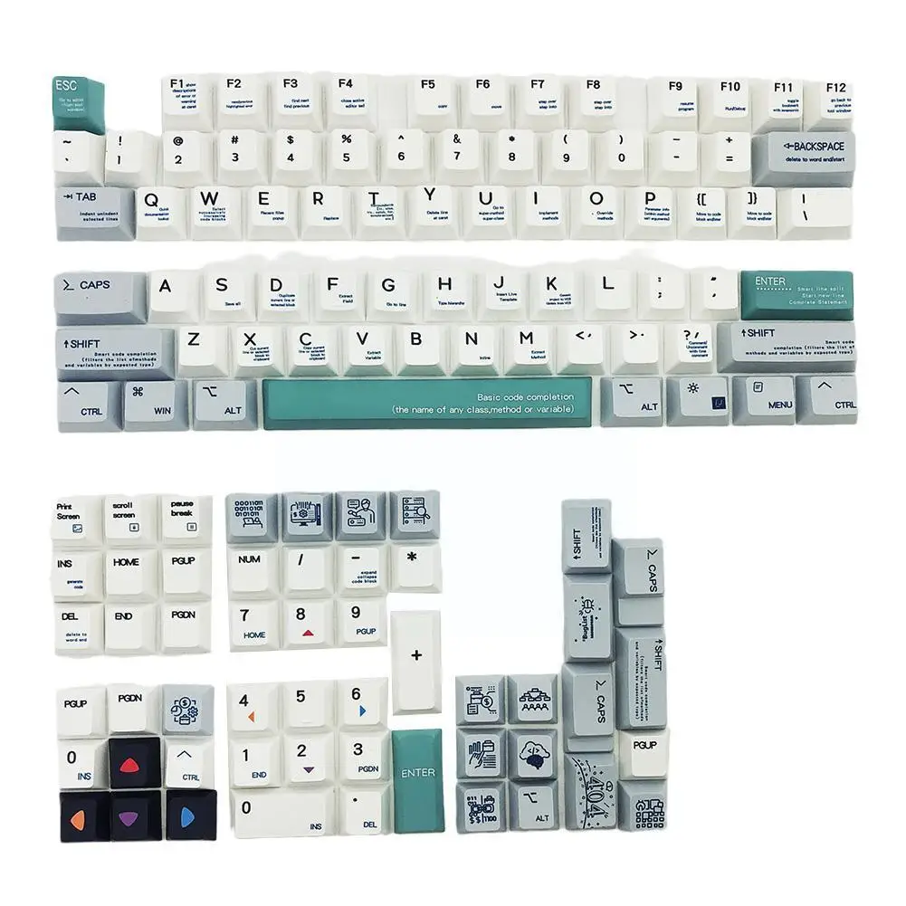 

Колпачки для клавиш механической клавиатуры, 127 клавиш