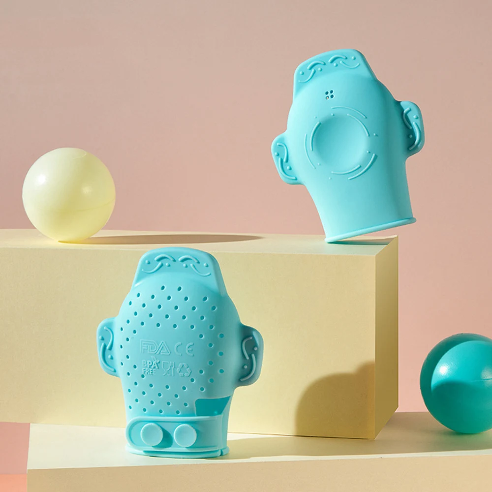 

1/2 шт., силиконовые перчатки для прорезывания зубов