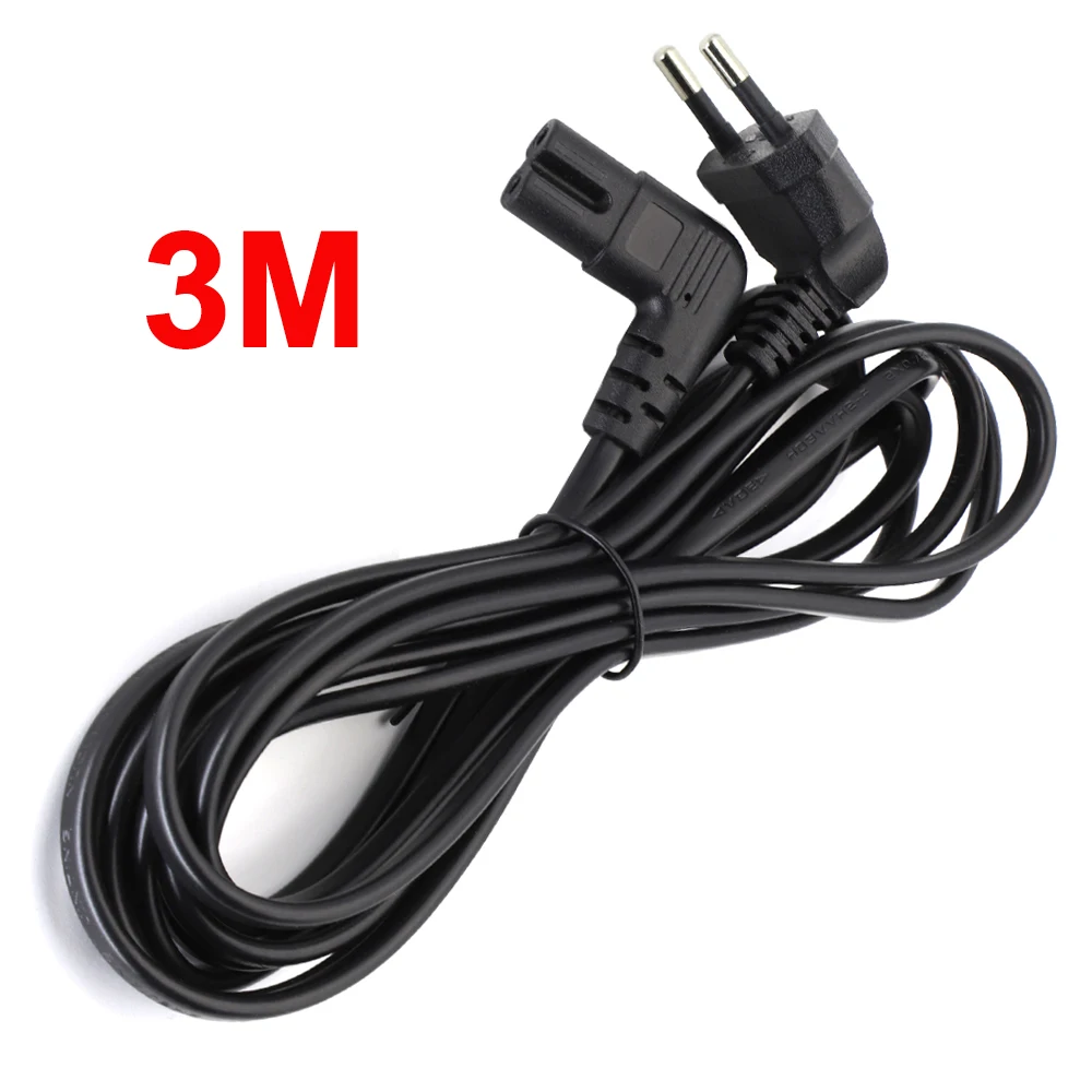 

HBXINTAO Шнур питания C7 90 градусов 3 метра черный