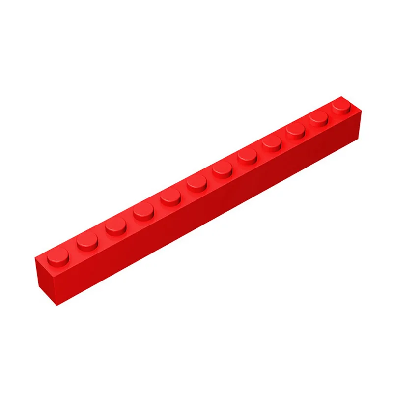 Фото 10 шт., детали MOC 6112, кирпич 1x12, Совместимые Кирпичи, сборные строительные блоки «сделай сам» №4