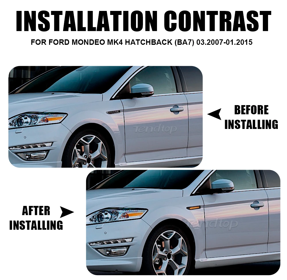 Фонарь поворотный янтарный для Ford Mondeo 4 Mk4 BA7 03 2007-01 2015