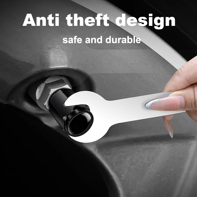 4 шт. металлический сплав автомобильный Стайлинг колпачки для клапанов шин чехол