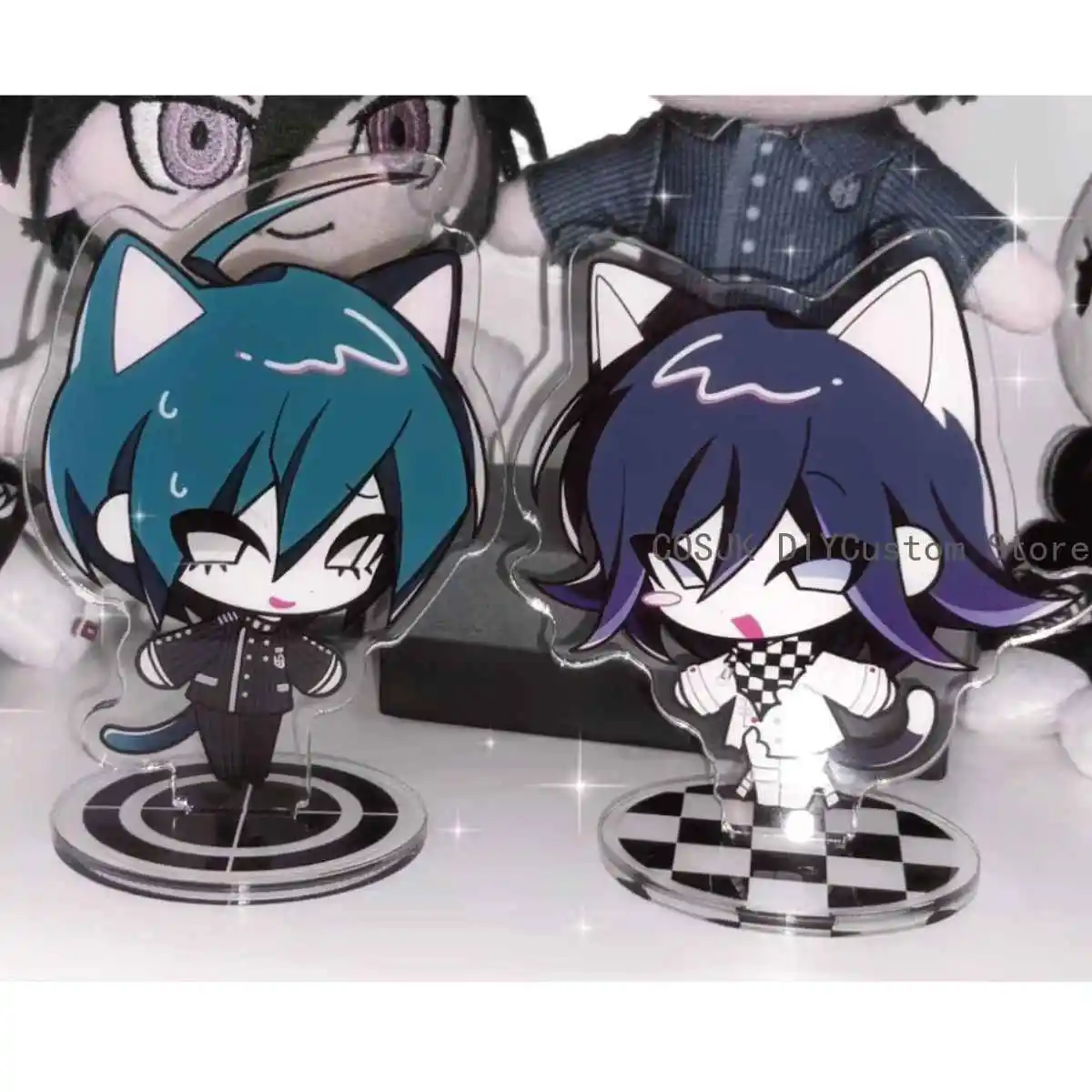 Фото 5 см аниме Shuichi Saihara Kokichi Oma косплей акриловая подставка модель тарелка декор стола стоячий знак настольный подарок на день рождения №1
