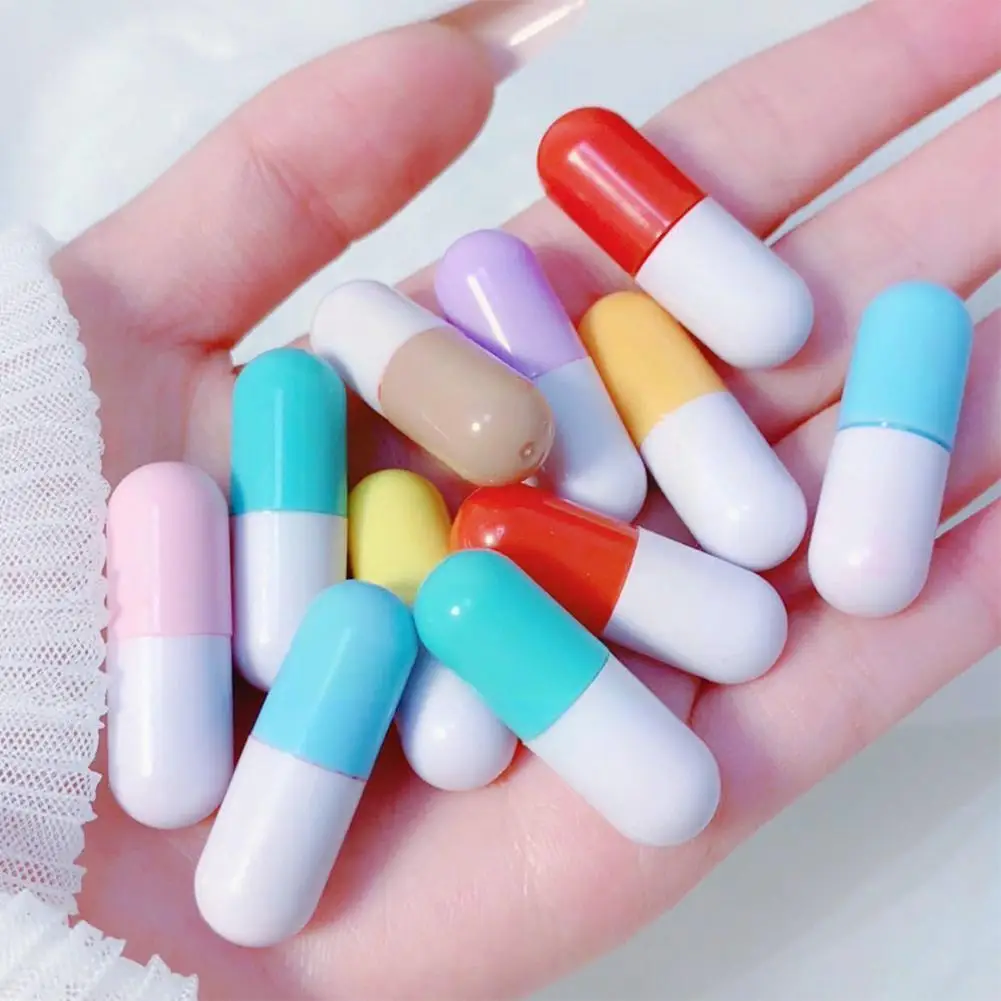 

Cute Mini 8-color Capsule Lipstick Set Waterproof Non-stick Lipstick Carry Makeup Diy Lipstick Lips Set Cup Novelty T8f4