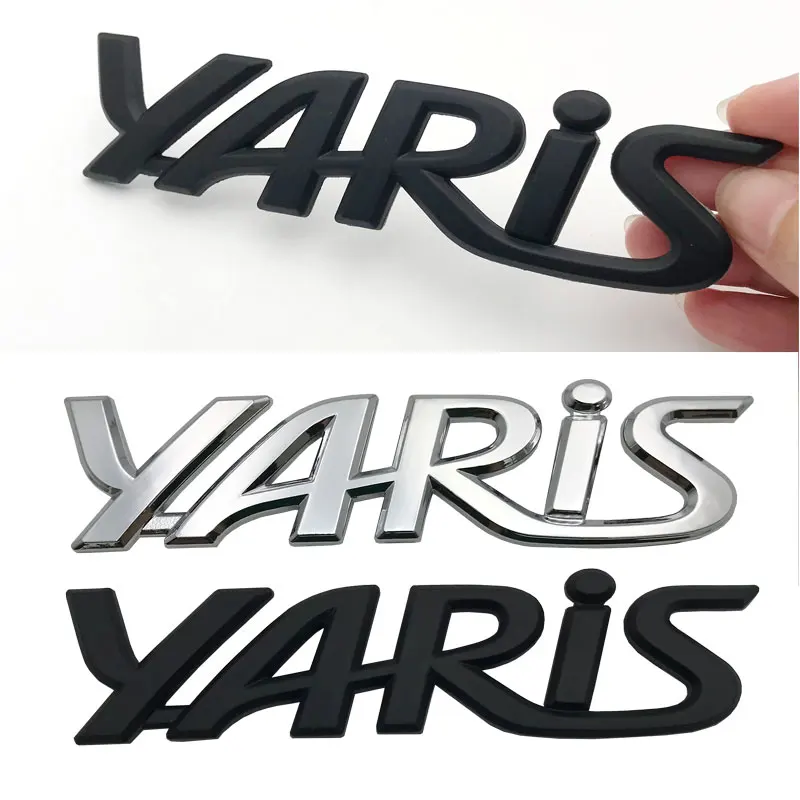 3D ABS пластик для Toyota Yaris Автомобильный задний багажник эмблема наклейка