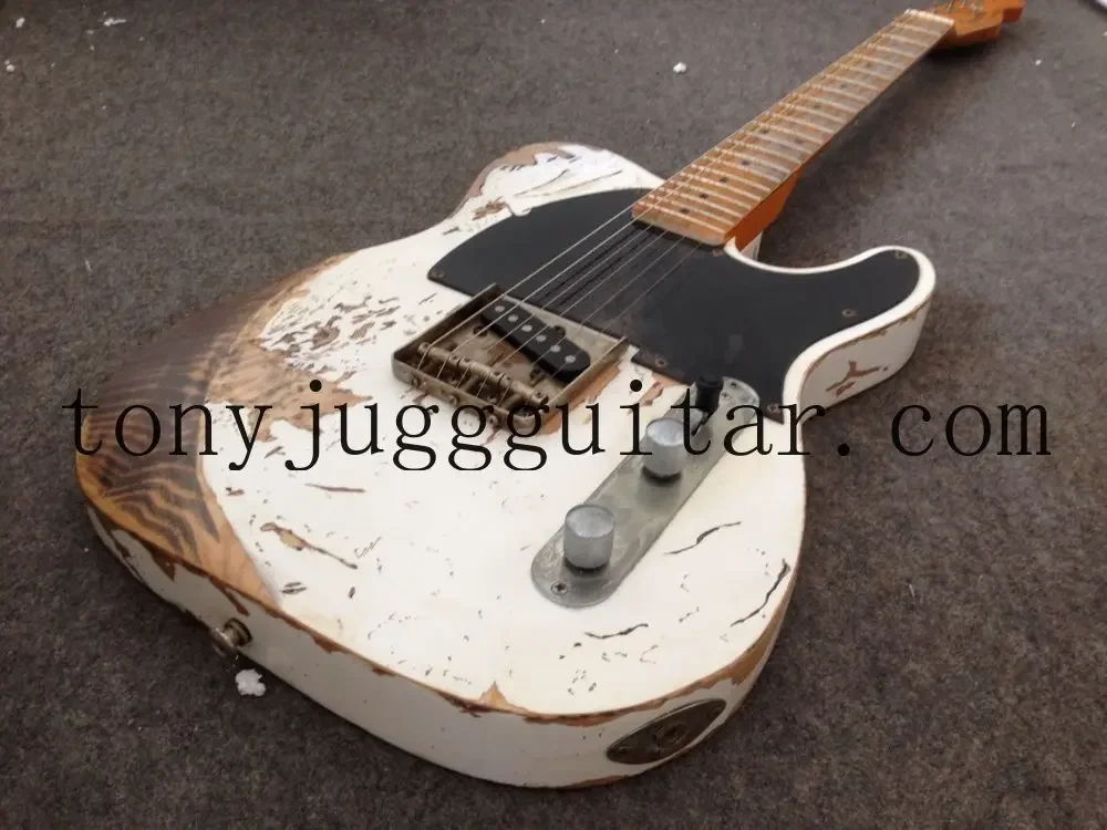 

Custom Shop Deluxe Caster White Blonde handwork RELIC TL electric guitar