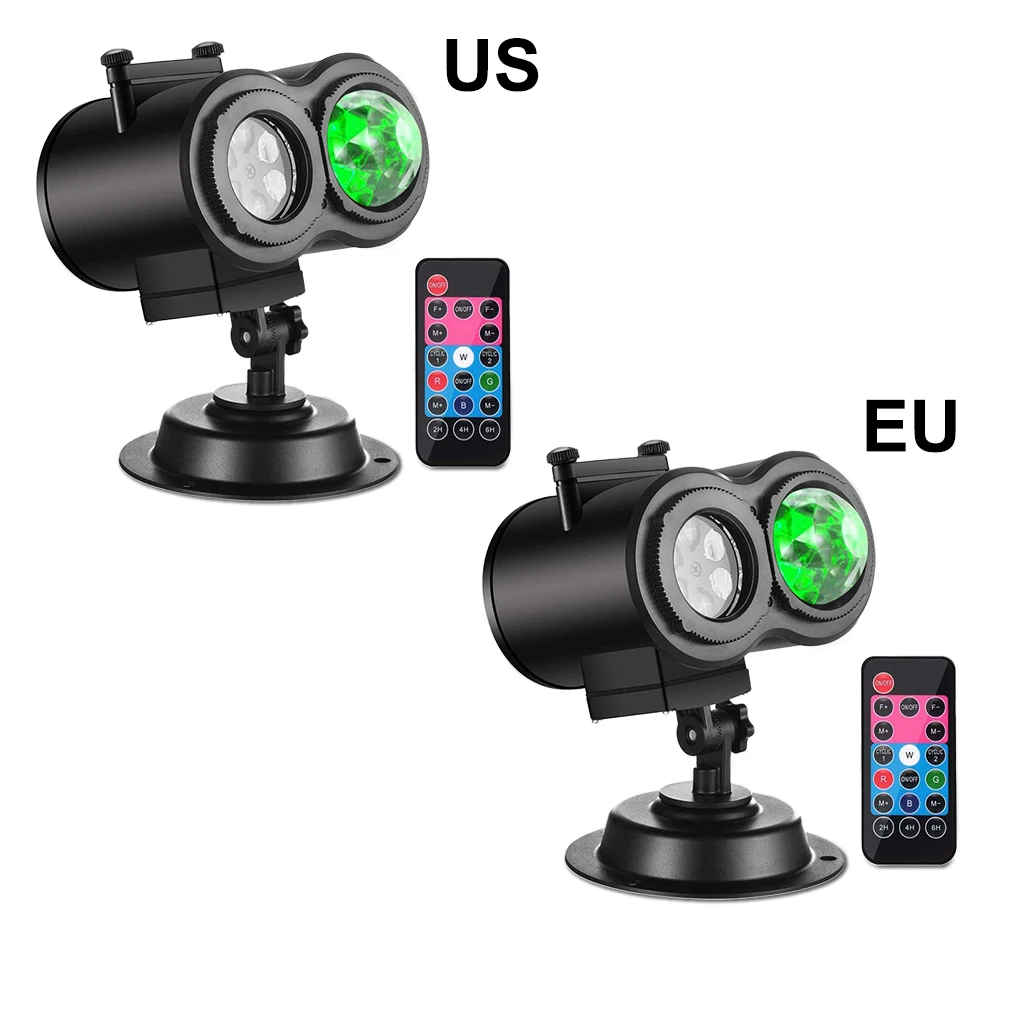 

Проектор светодиодный фон Регулируемый декоративный проекционный светильник IP44 Водонепроницаемый 16 шаблонов карта океанская волна тайме...