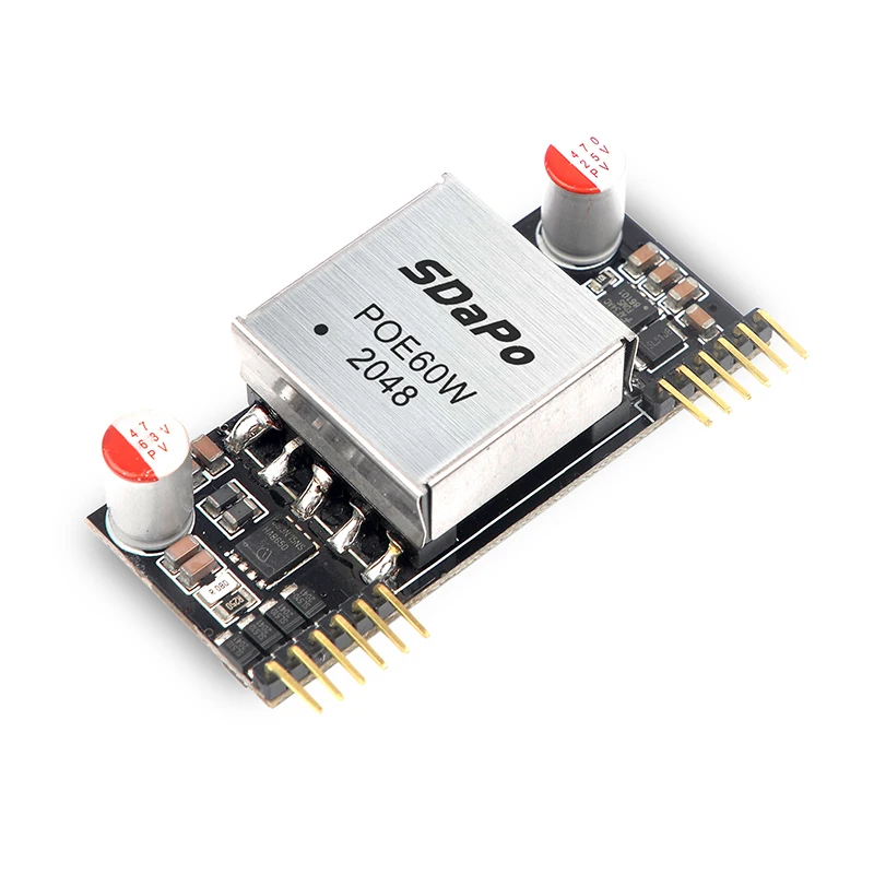 

SDAPO DP1205BT Заводская Продажа 1500 В Высоковольтная изоляция IEEE802.3af/at/bt стандарт 12 В 4-5A poe плата