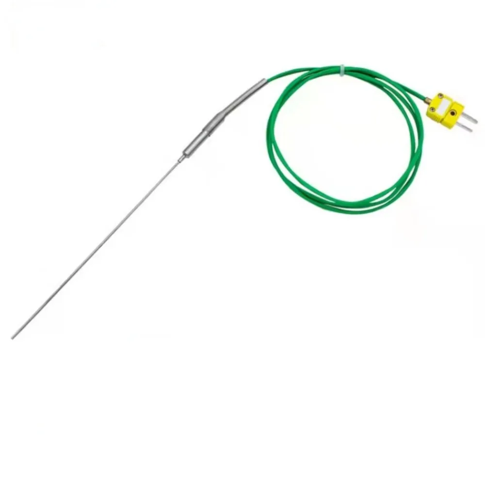 

Armored thermocouple K - type needle type random bending temperature sensor high temperature resistant probe