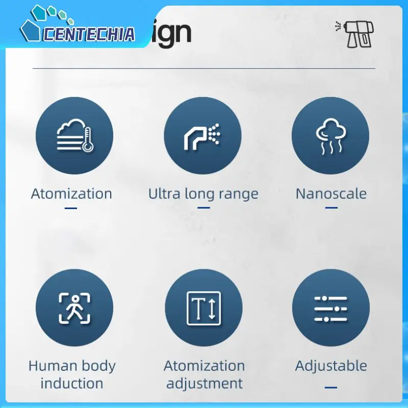 

Wireless Electric Steam Spray 25w Handheld Wireless Sprayer Blue Led Lights Portable Usb Rechargeable Disinfectant Fogger 2200ma