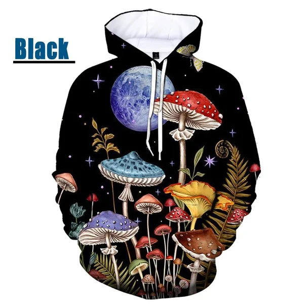 

Plant Mushroom Mushroom Camo Fun Sweatshirt 3D Printing Casual Fashion Hoodie Casual Sports Sweatshirt