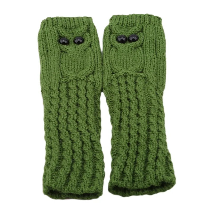 

Women Gloves Hand Warmer Winter Gloves Women Arm Crochet Knitting Faux Warm Fingerless Gloves Stylish