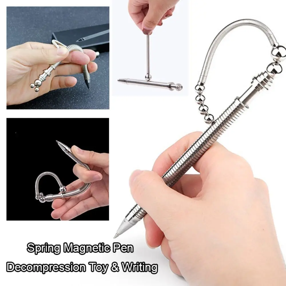 

Decompression Toy Ballpoint Pen Magnetic Pen Gel Pen Think Ink Pen Decompression Spring Pen Spinner Toys Fidget Pen