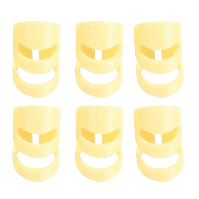 

6 Pcs Guitar Picks Electric Acoustic Guitar Ukulele Index Finger Picks Alaska Pick Guitar Stringed Instrument Part M