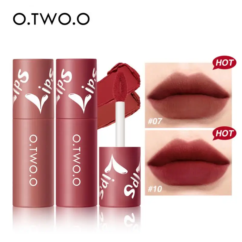 

Lovely Lip Mud Matte Velvet Waterproof Long Lasting Non-Stick Cup Natural Lip Glaze Liquid Lipstick Lips Makeup Korean Cosmetics