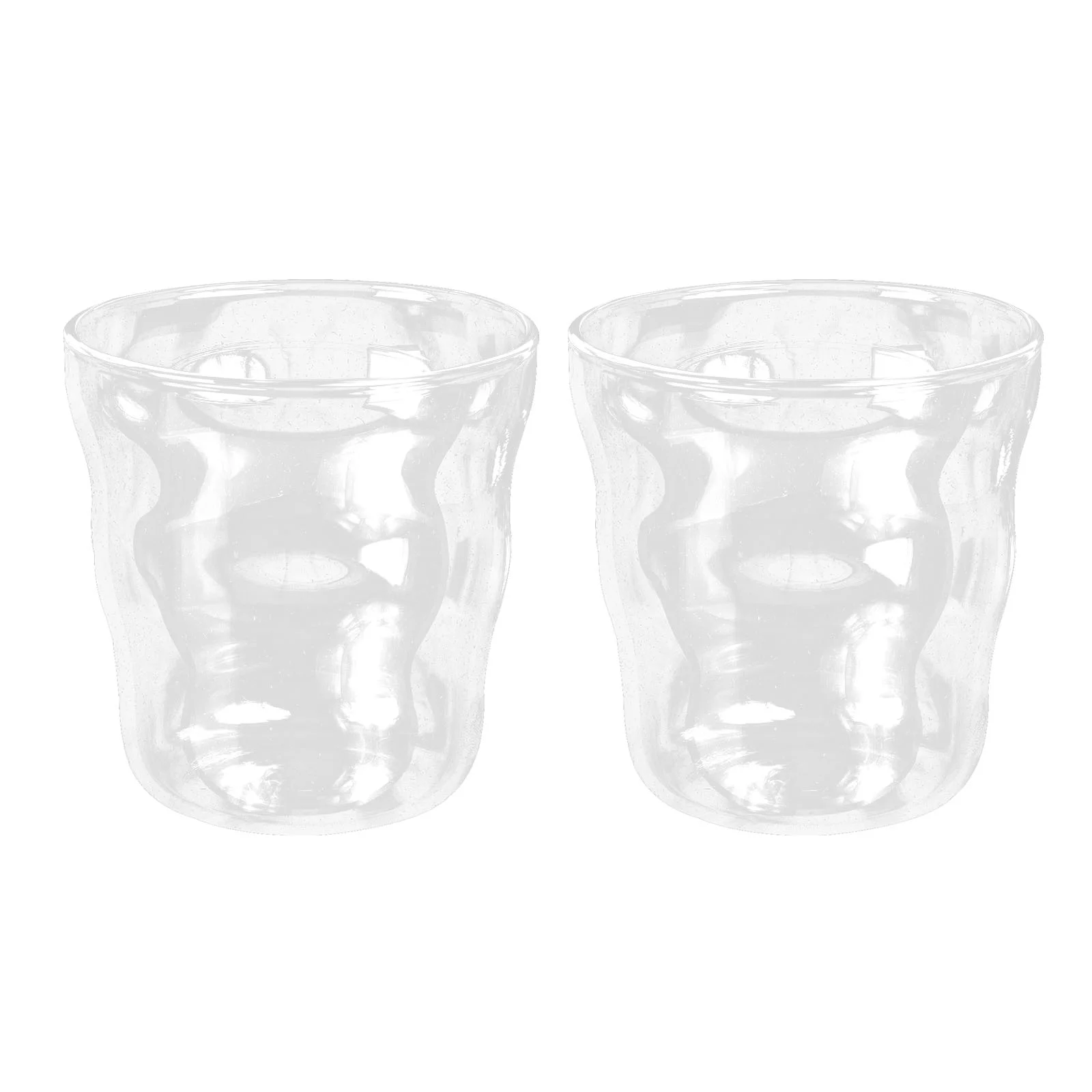 

2pcs Decorative Water Drinking Cups Glasses Storage Cups for Home