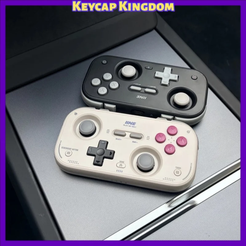 Фото НОВЫЙ игровой контроллер IINE Retro Mini с проводным и Bluetooth-подключением, совместимый с Tesla, Android, iOS, PC, NS2, геймпад для игр в автомобиле №2