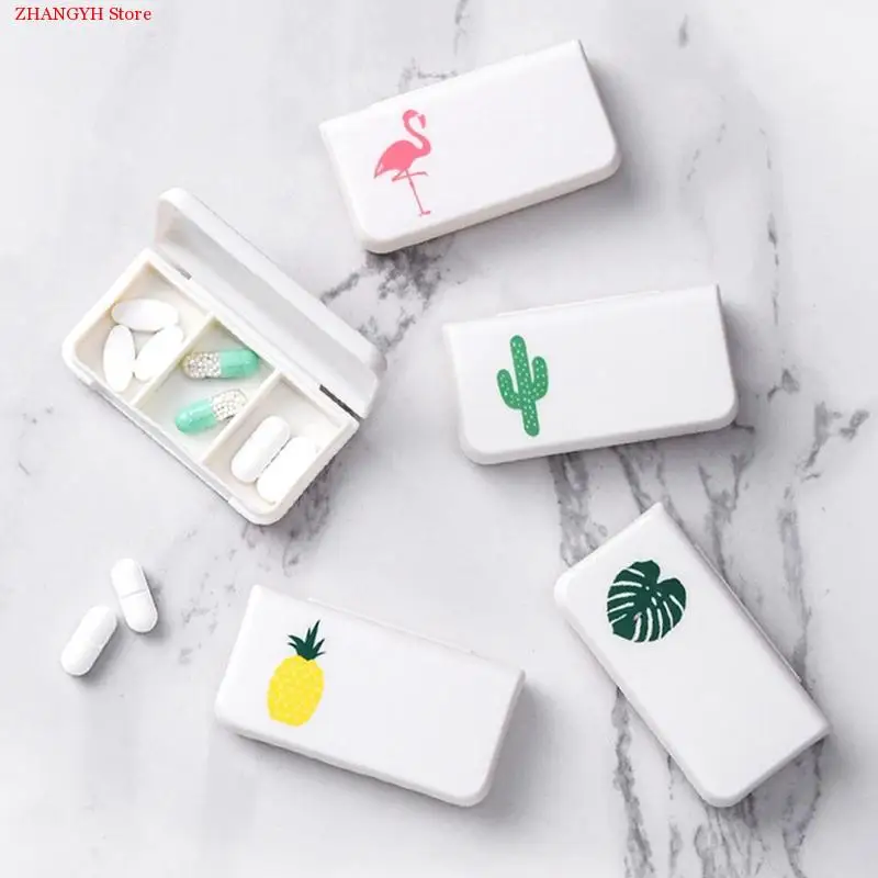 

Mini Pill Case Portable Medicine Boxes 3 Grids Travel Home Medical Drugs Tablet Empty Container Home Holder Cases Storage Box