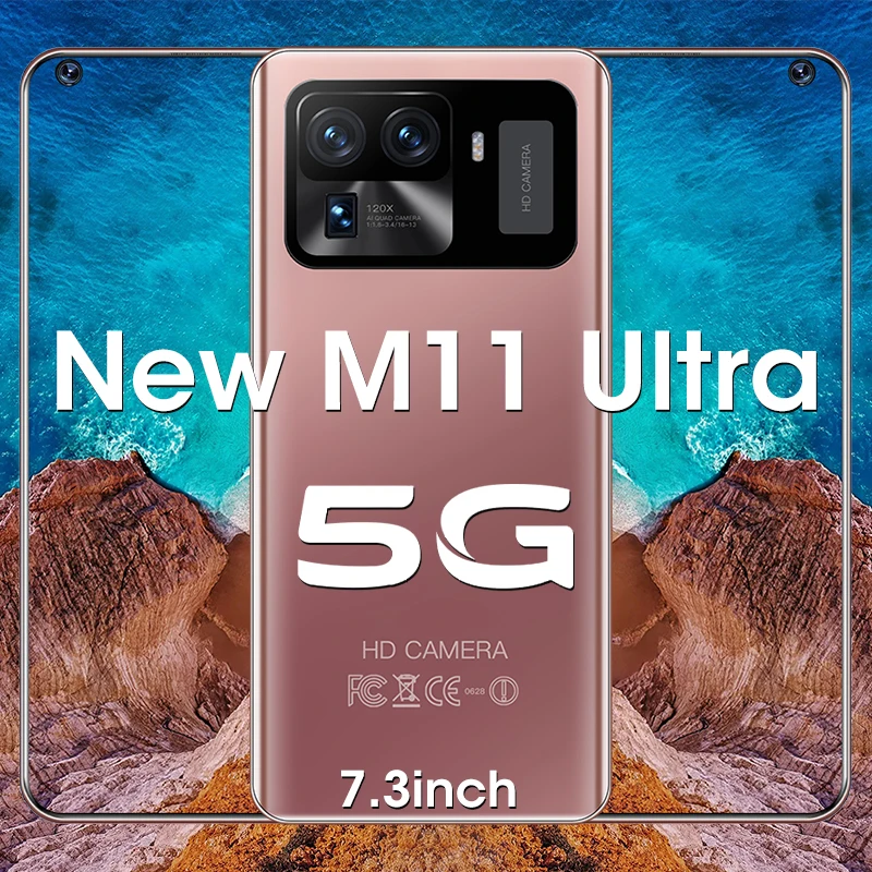 

2022 M11 Ultra Smartphone GlobaleVersion 7.3 Zoll 6800mAh celulares smartphone 16+1T Handys Entsperrt cell phones 5G telefone