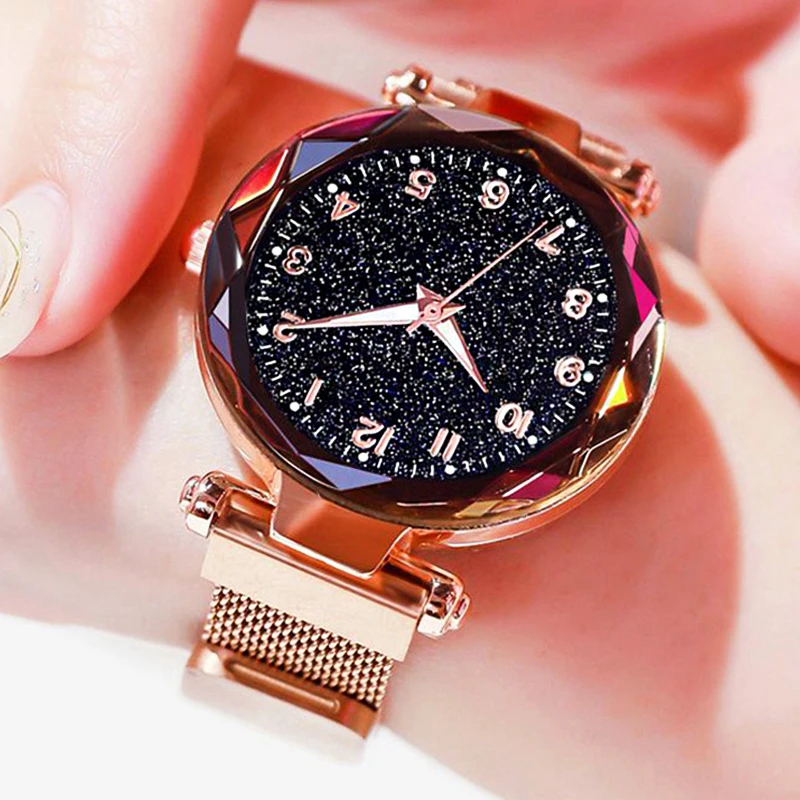 

Luxus Frauen Uhren Magnetische Starry Sky Weibliche Uhr Quarz Armbanduhr Mode Damen Armbanduhr reloj mujer relogio feminino