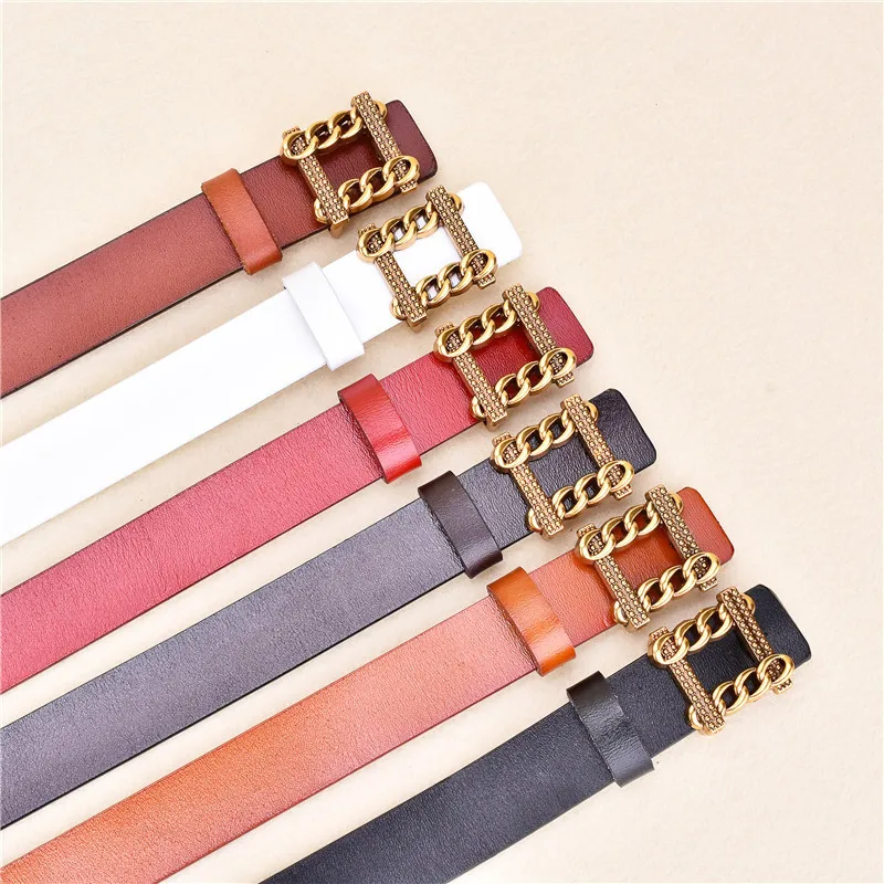 

Women's Belt Seasons Versatile Decorative Dress Belt Female Casual Korean Fashion Jeans with Women's Genuine Leather Waistband