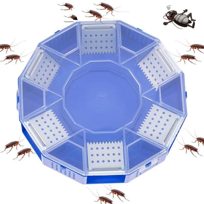 

Reusable Cockroach Traps Box With Cover Household Cockroaches Roach Catchers Insect Pest Pesticide Killers For Kitchen