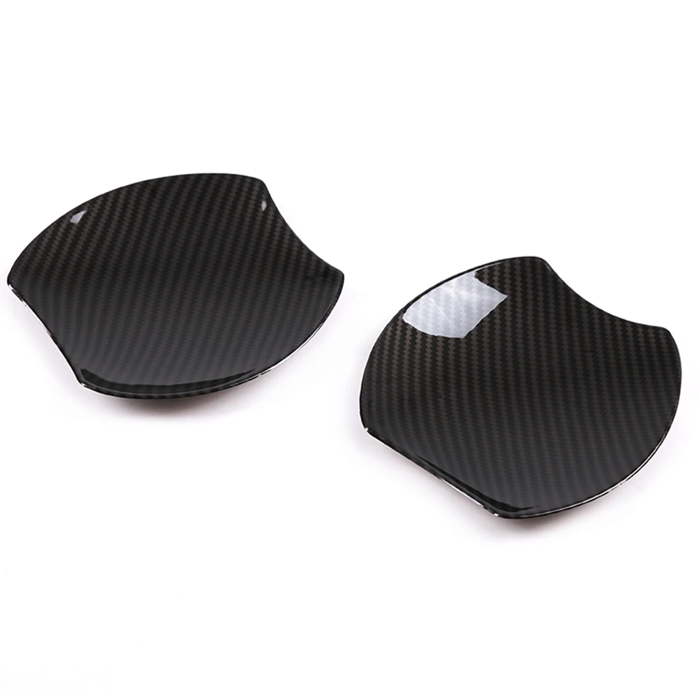 

Автомобильная крышка для дверной ручки из углеродного волокна, крышка чашки, отделка полости, вставка, молдинг, украшение для Toyota FJ Cruiser ...