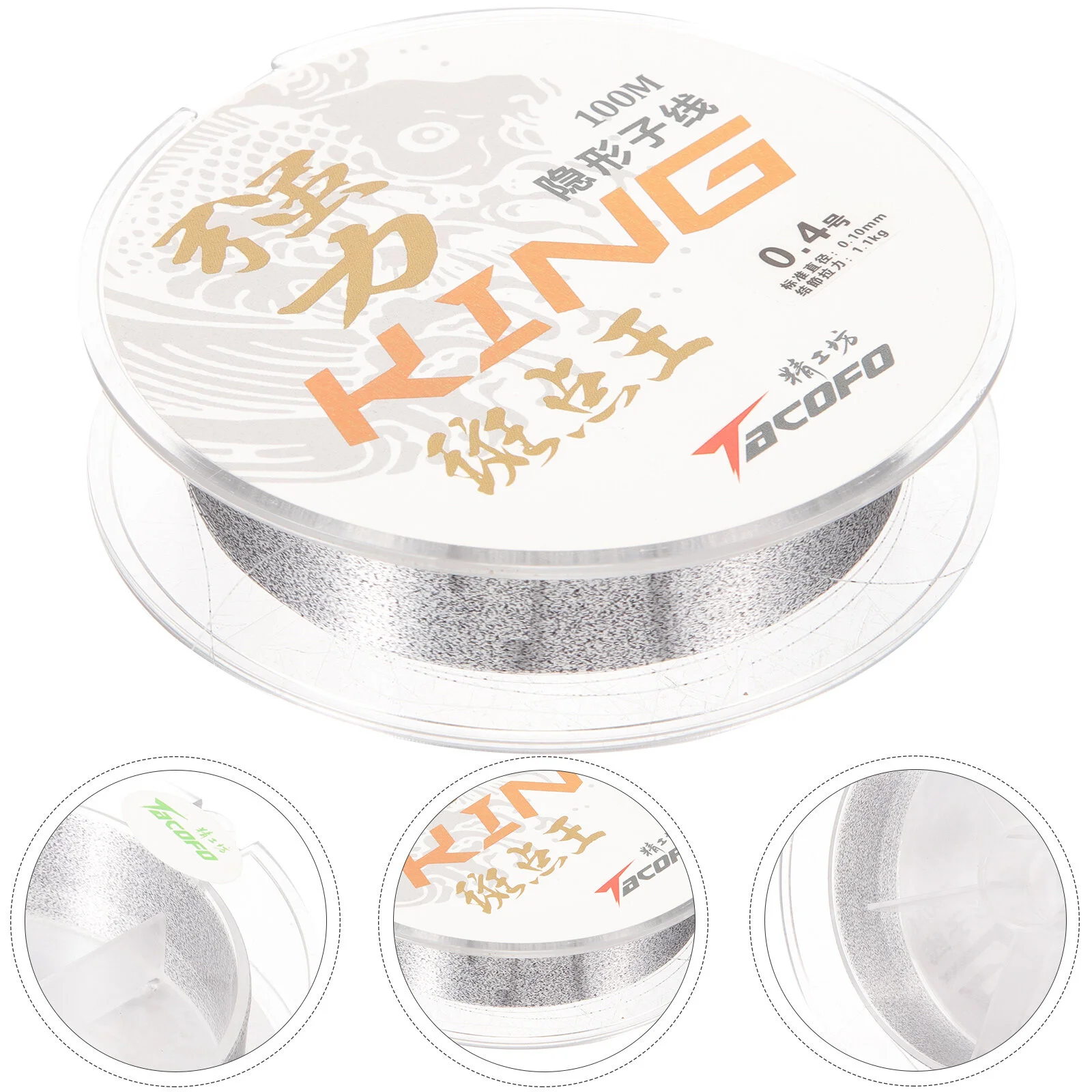 

1 Roll of Fishing String Fishing Leading Line Sea Fishing Angling Line Invisible Fishing Line Fishing Gear