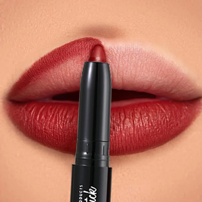 

Nude Brown Matte Lip Liner Lipstick Pencil Waterproof Long-lasting Smudge Proof Contouring Tint Sexy Red Velvet Lips Makeup Pen