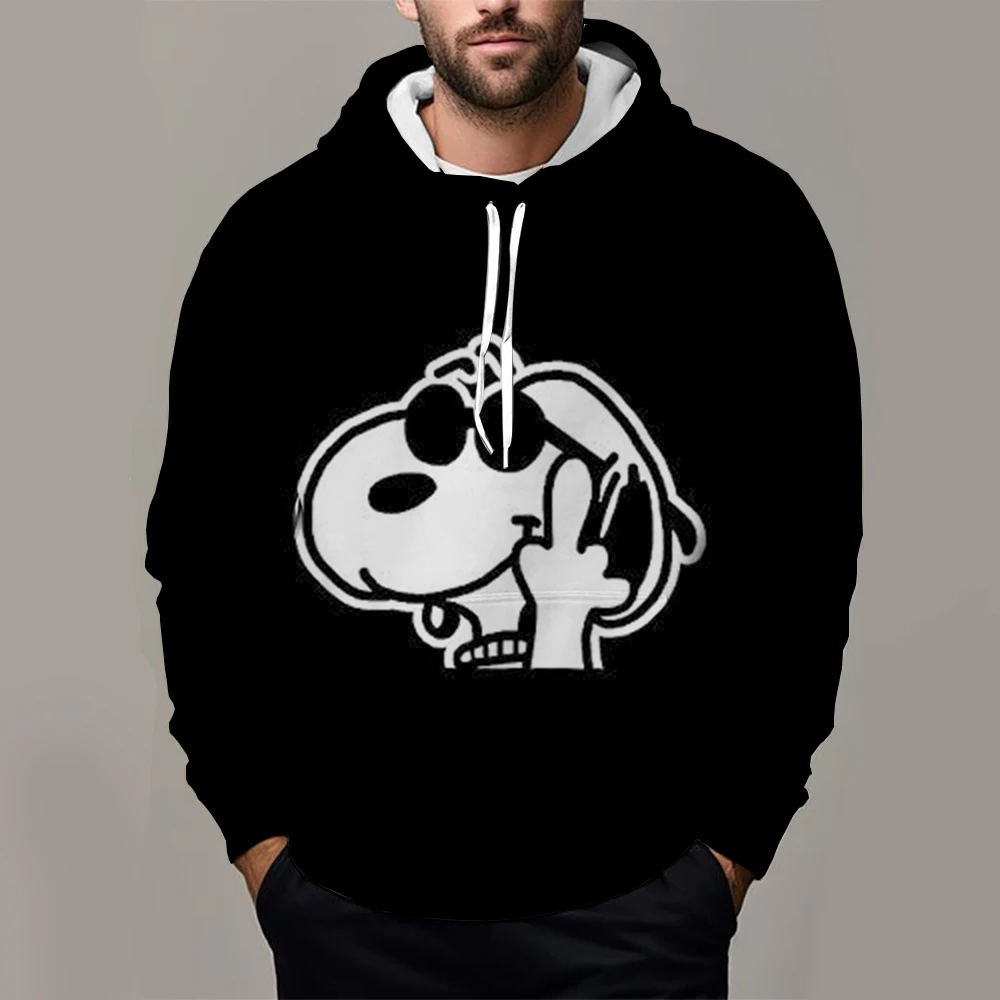 Толстовки со снупи толстовки с капюшоном для отдыха мужская и женская одежда