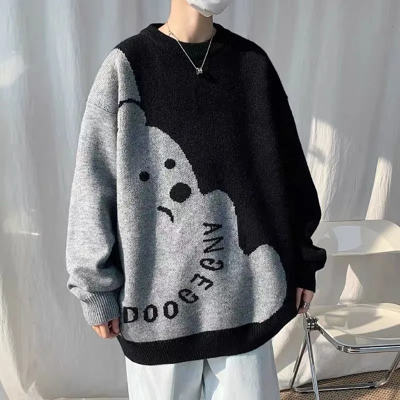 

Men's Casual Pullover Thickened Knitted Sweater