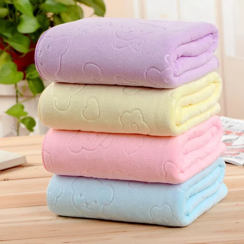 

2022 Towels Cartoon Bear Absorbent Towels 70x140cm 1pc