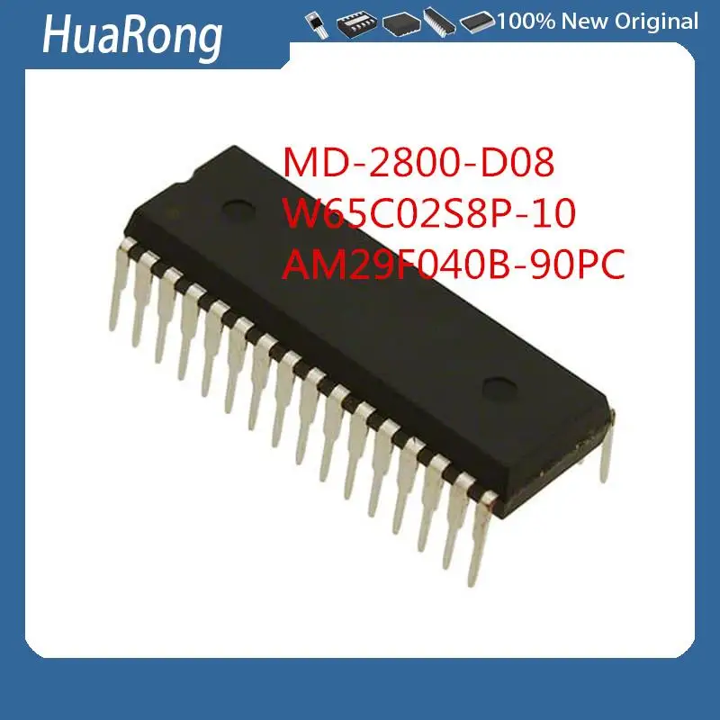 5 шт./партия MD-2800-D08 W65C02S8P W65C02 W65C02S8P-10 DIP32