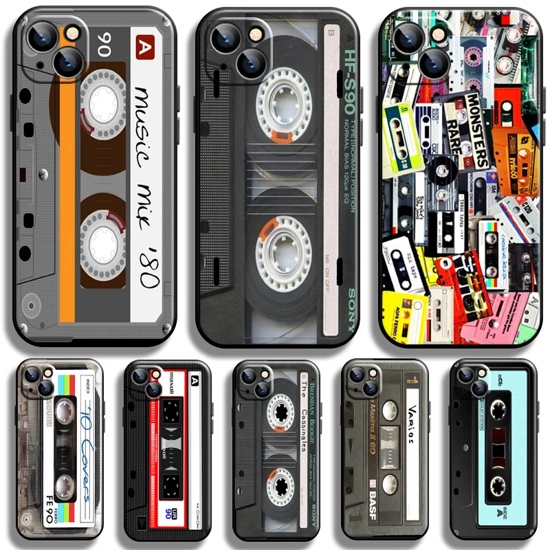 

Retro Vintage Old Cassette Tape for Apple iPhone 13 12 11 Pro 12 13 Mini X XR XS Max SE 5 6 6s 7 8 Plus Phone Case funda