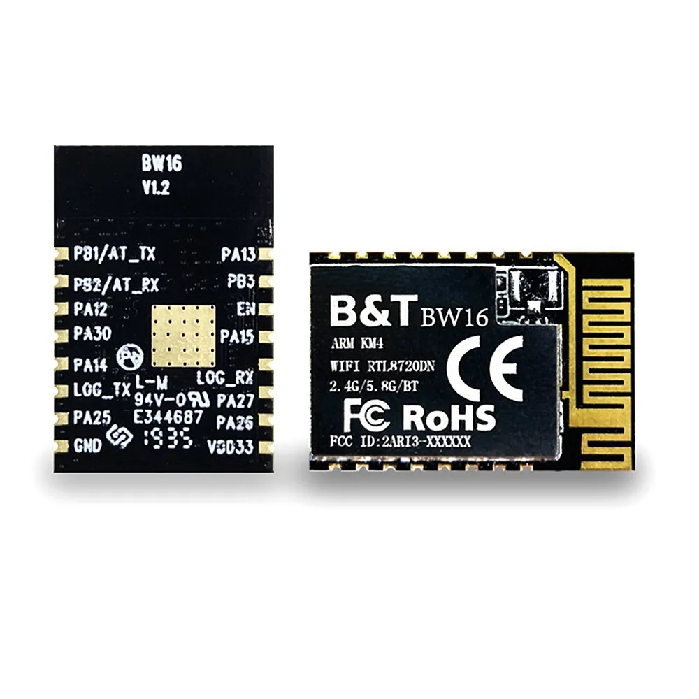 RTL8720DN двухдиапазонный WiFi + Bluetooth модуль 5,0 с низким энергопотреблением BW16