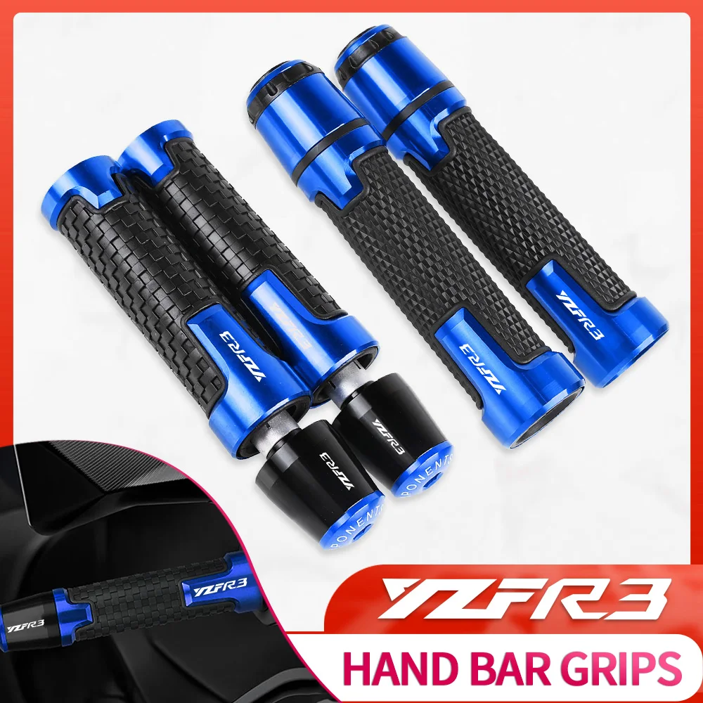 

Motorcycle Accessories Universal handle hand bar grips For YAMAHA YZFR3 2015 2016 2017 2018 2019 2020 handlebar grip ends YZFR 3