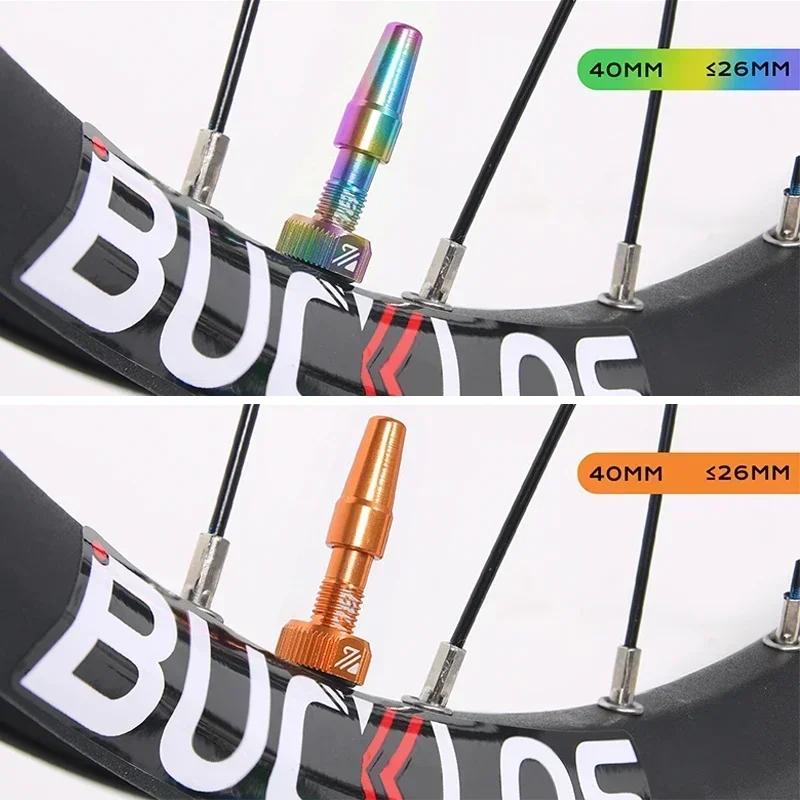 BUCKLOS велосипедный клапан бескамерный 40 мм шток Presta дорожный MTB велосипед 60